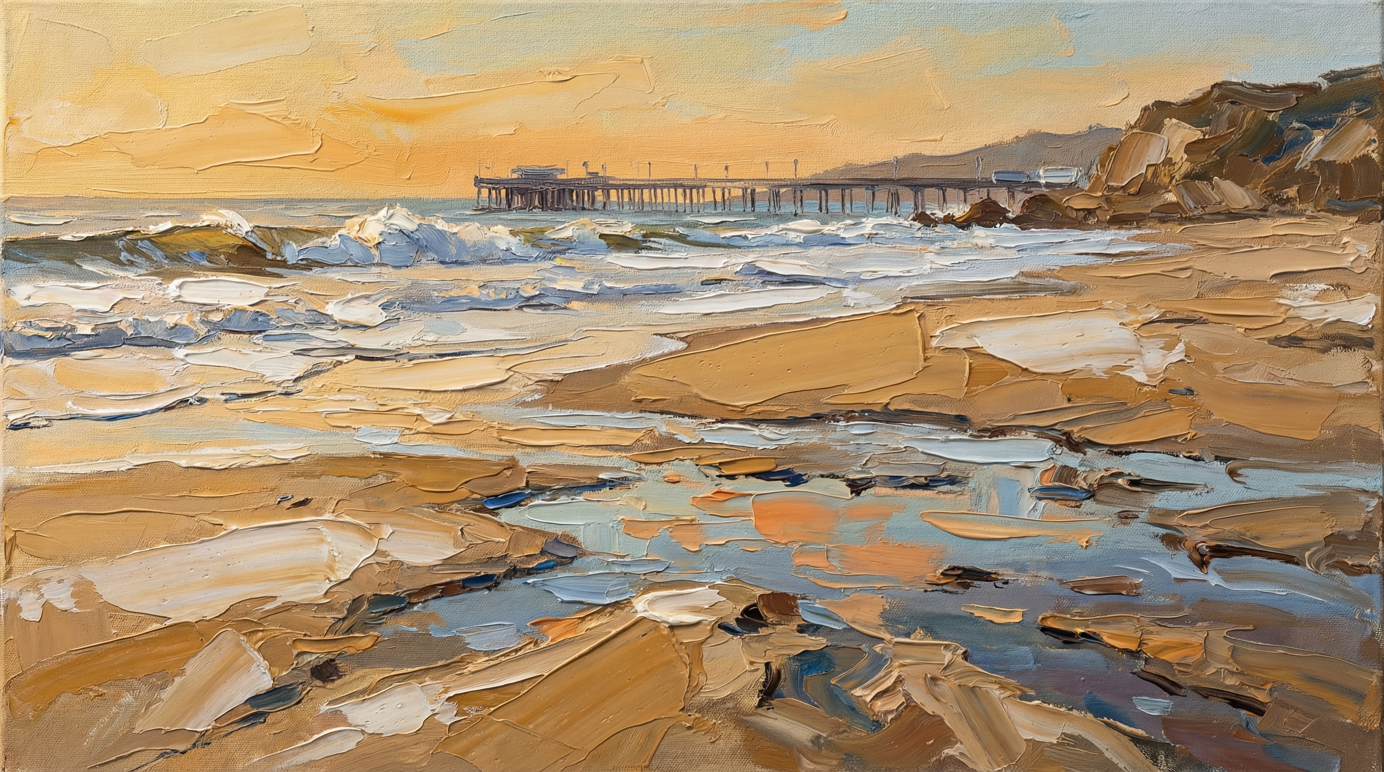 Pismo Beach, Low Tide